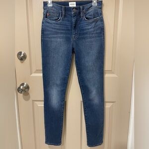 Hudson Blair High Rise Super Skinny Ankle Dark Wash Jeans SZ 26. Festival
